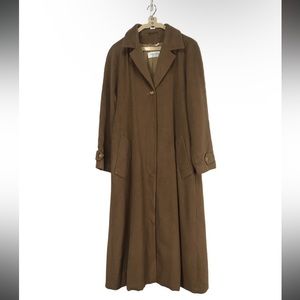 MAX MARA FULL LENGTH CASHMERE LONG PEA COAT